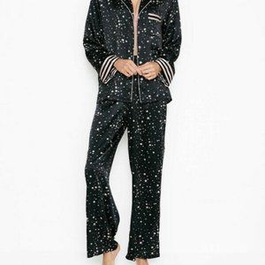 VICTORIA'S SECRET Satin Long PJ Set NWT $75 ($130)